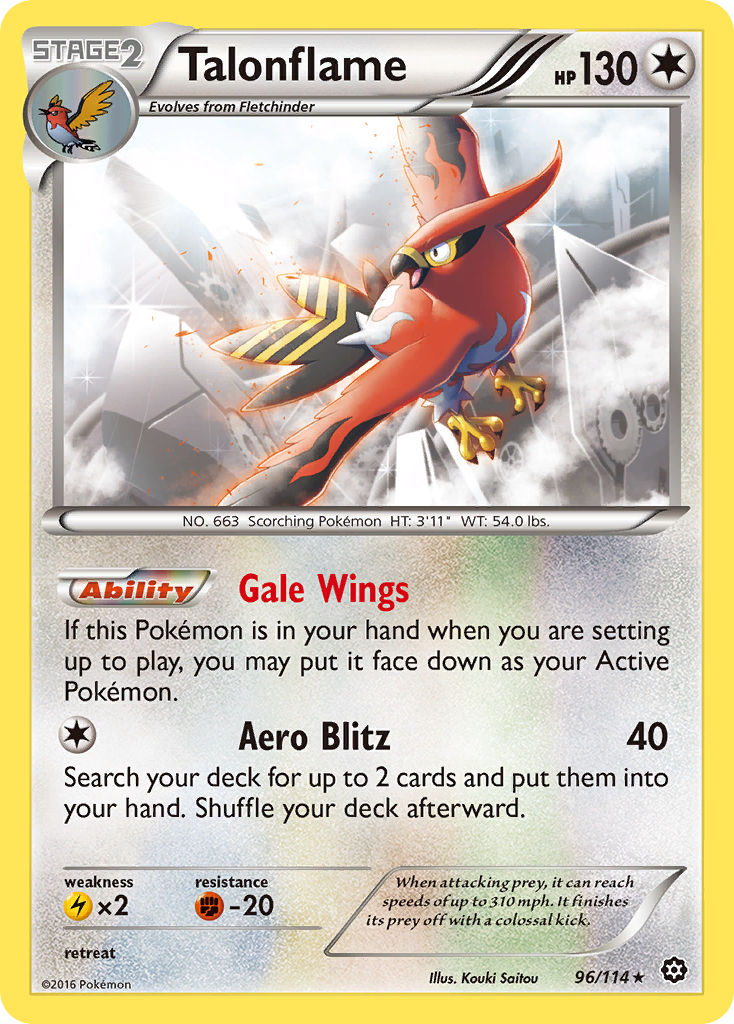 Talonflame (96/114) [XY: Steam Siege] | Odin's Place