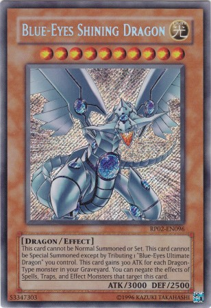Blue-Eyes Shining Dragon [RP02-EN096] Secret Rare | Odin's Place