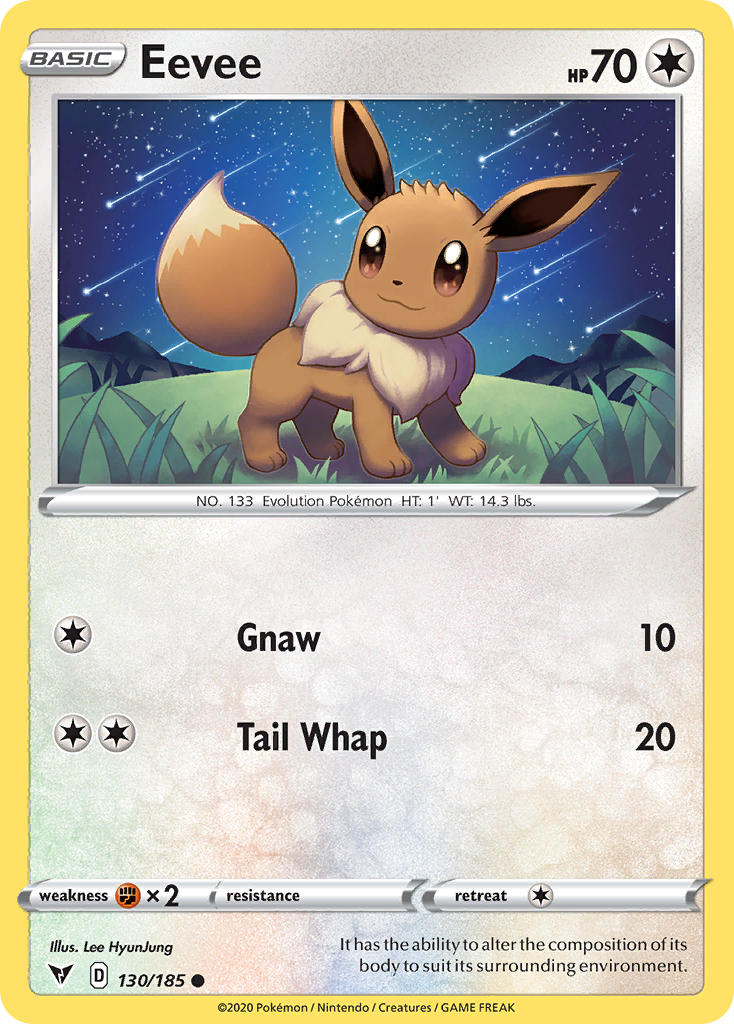 Eevee (130/185) [Sword & Shield: Vivid Voltage] | Odin's Place
