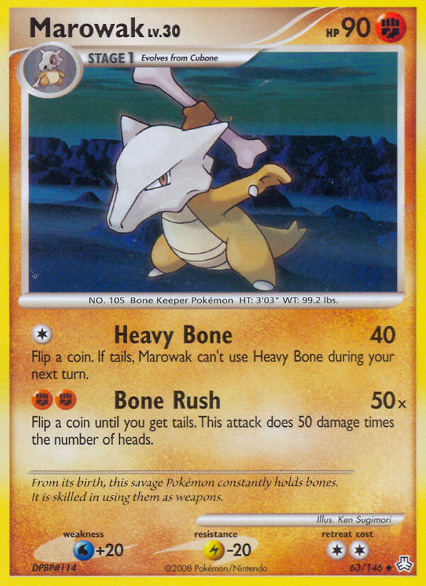 Marowak (63/146) [Diamond & Pearl: Legends Awakened] | Odin's Place