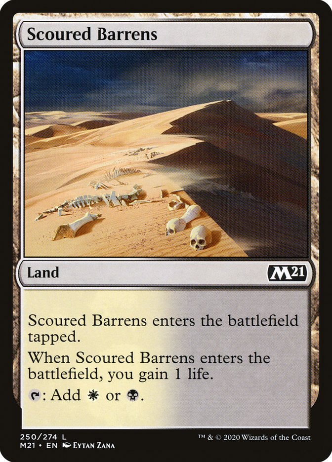 Scoured Barrens [Core Set 2021] | Odin's Place