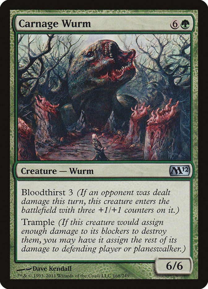 Carnage Wurm (168) [Magic 2012] | Odin's Place