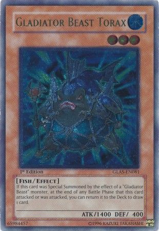 Gladiator Beast Torax [GLAS-EN081] Ultimate Rare | Odin's Place