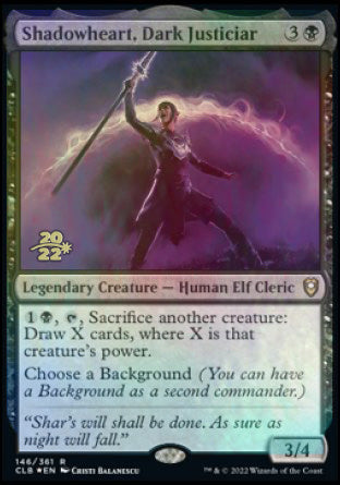 Shadowheart, Dark Justiciar [Commander Legends: Battle for Baldur's Gate Prerelease Promos] | Odin's Place