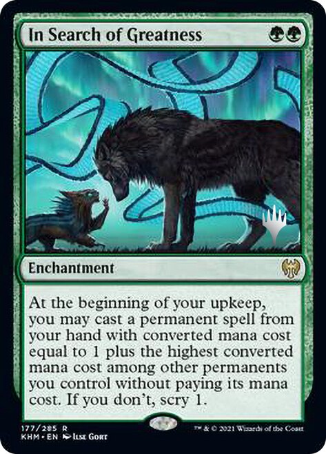 In Search of Greatness (Promo Pack) [Kaldheim Promos] | Odin's Place