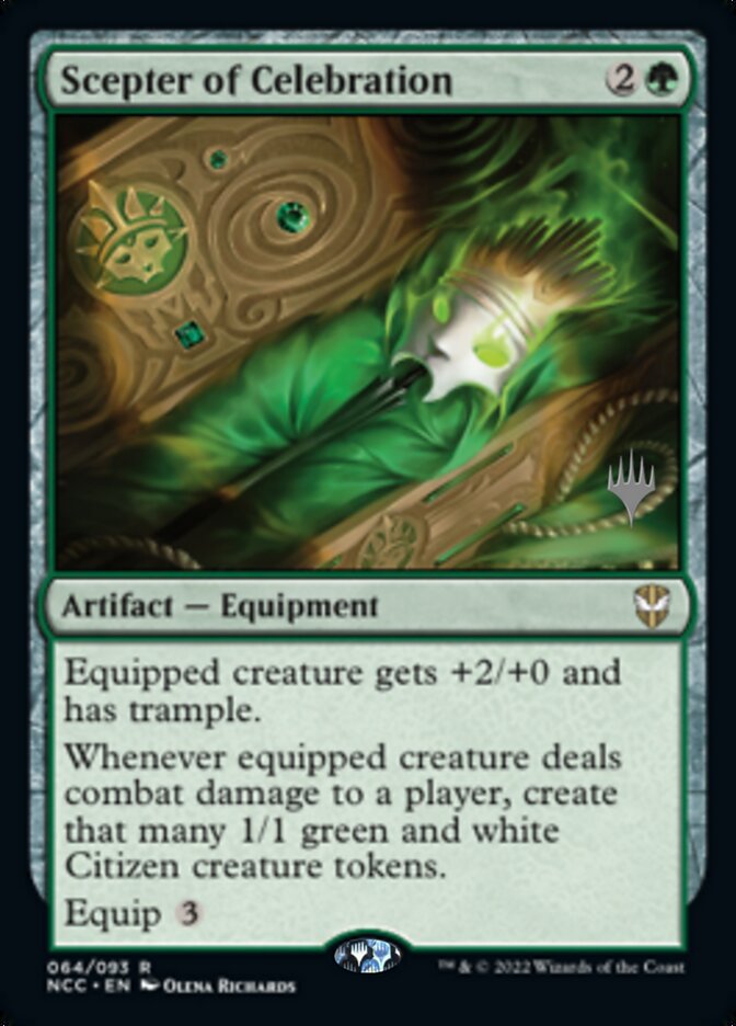 Scepter of Celebration (Promo Pack) [Streets of New Capenna Commander Promos] | Odin's Place