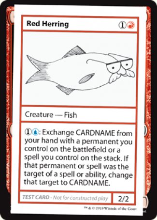 Red Herring (2021 Edition) [Mystery Booster Playtest Cards] | Odin's Place