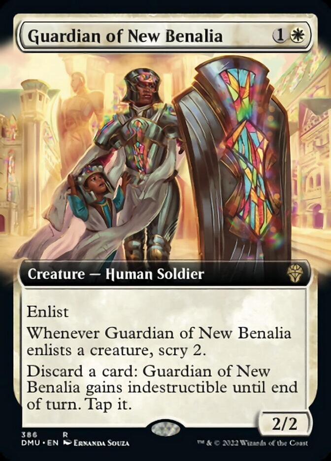 Guardian of New Benalia (Extended Art) [Dominaria United] | Odin's Place