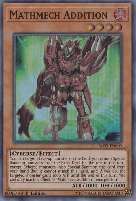 Mathmech Addition [MYFI-EN003] Super Rare | Odin's Place