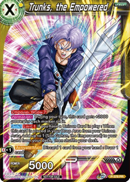 Trunks, the Empowered (P-378) [Promotion Cards] | Odin's Place