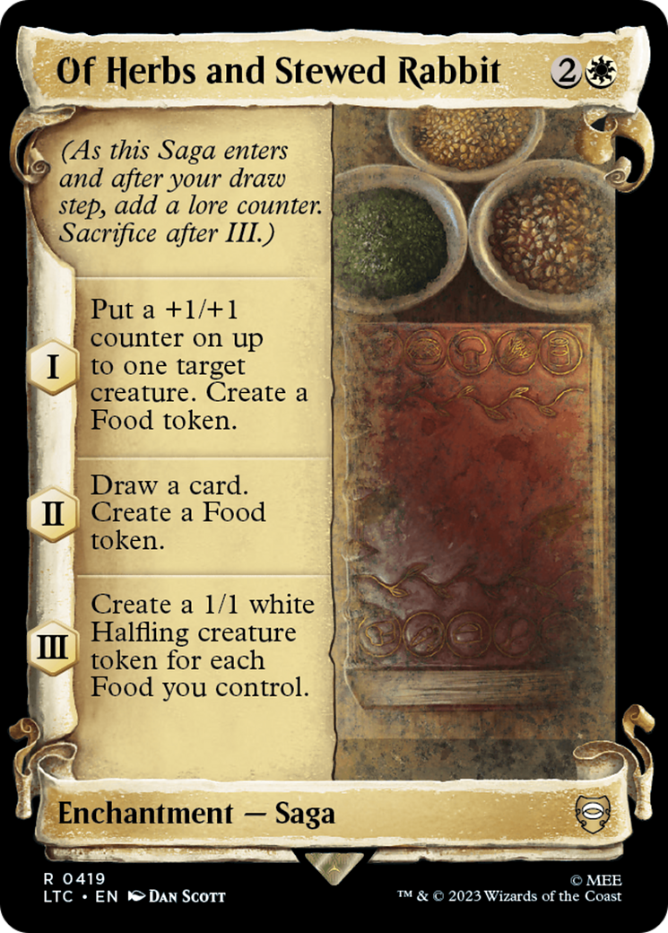 Of Herbs and Stewed Rabbit [The Lord of the Rings: Tales of Middle-Earth Commander Showcase Scrolls] | Odin's Place