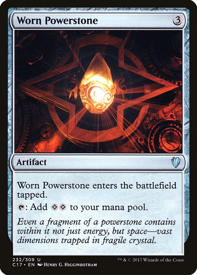 Worn Powerstone (232) [Commander 2017] | Odin's Place