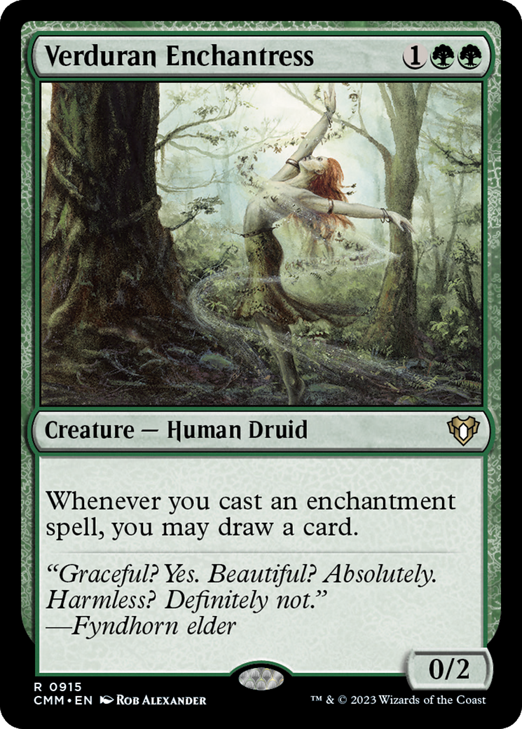 Verduran Enchantress [Commander Masters] | Odin's Place