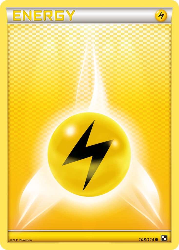 Lightning Energy (108/114) [Black & White: Base Set] | Odin's Place