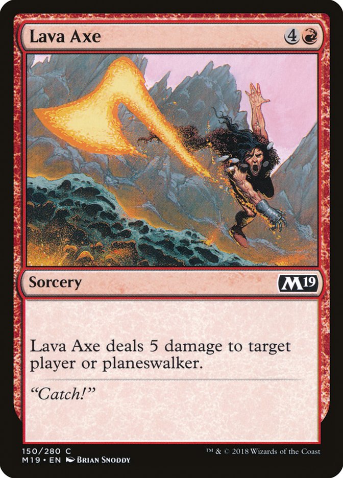 Lava Axe (150) [Core Set 2019] | Odin's Place