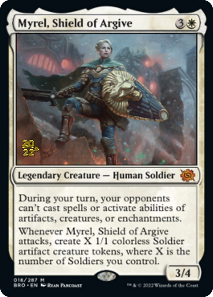 Myrel, Shield of Argive [The Brothers' War Prerelease Promos] | Odin's Place