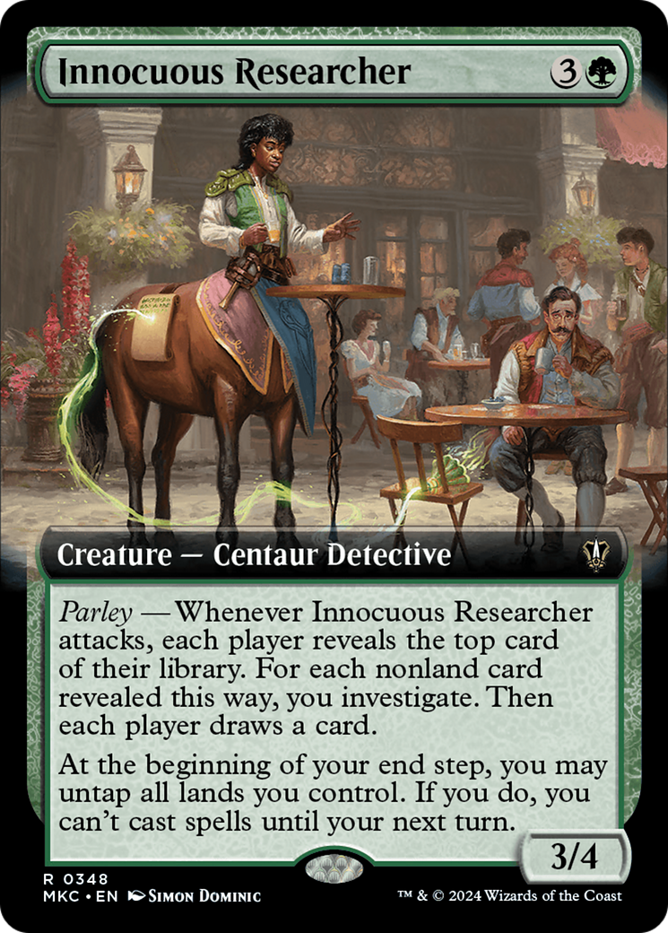 Innocuous Researcher (Extended Art) [Murders at Karlov Manor Commander] | Odin's Place