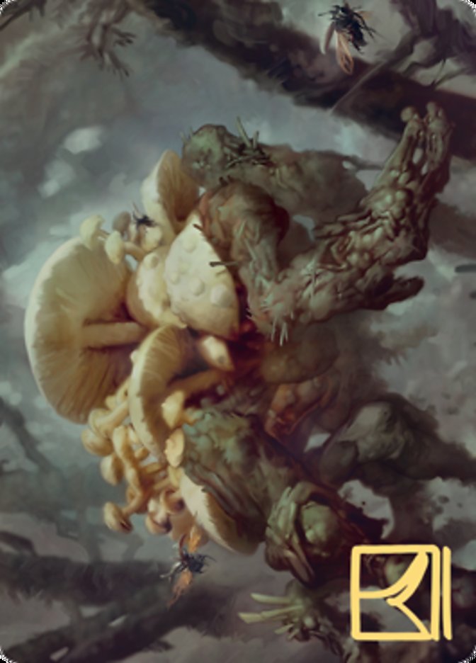 Swarm Shambler Art Card (Gold-Stamped Signature) [Zendikar Rising Art Series] | Odin's Place