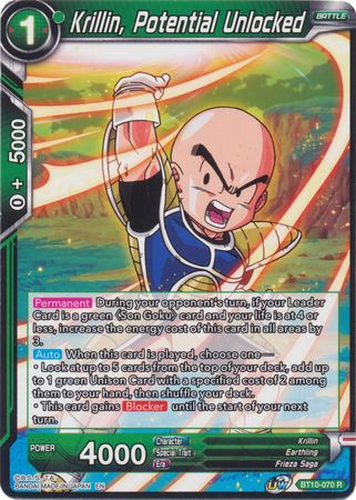 Krillin, Potential Unlocked (BT10-070) [Rise of the Unison Warrior] | Odin's Place