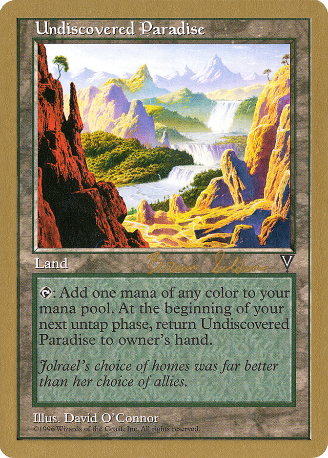 Undiscovered Paradise (Brian Selden) [World Championship Decks 1998] | Odin's Place