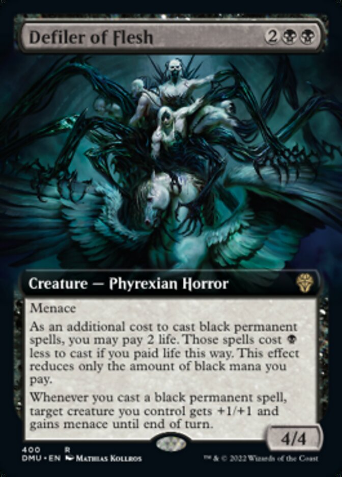 Defiler of Flesh (Extended Art) [Dominaria United] | Odin's Place