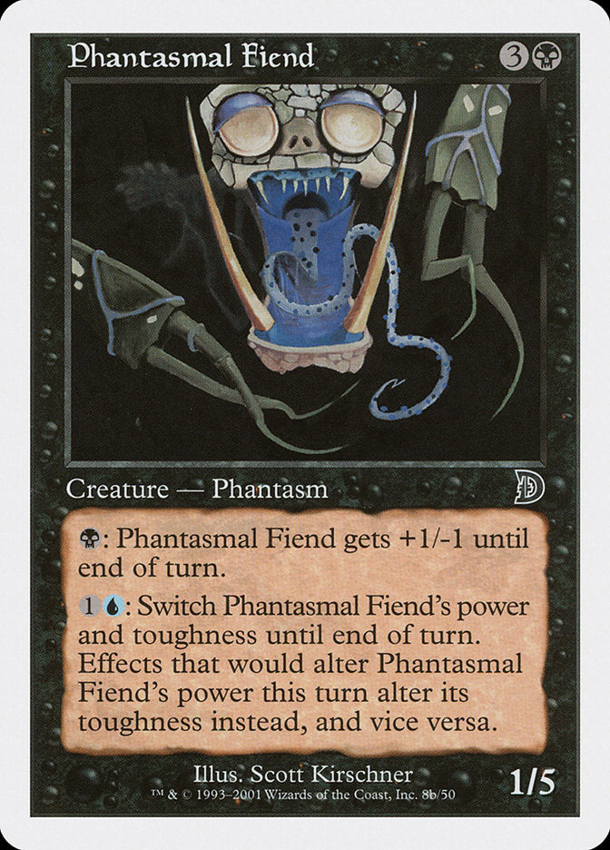 Phantasmal Fiend (Black Background) [Deckmasters] | Odin's Place