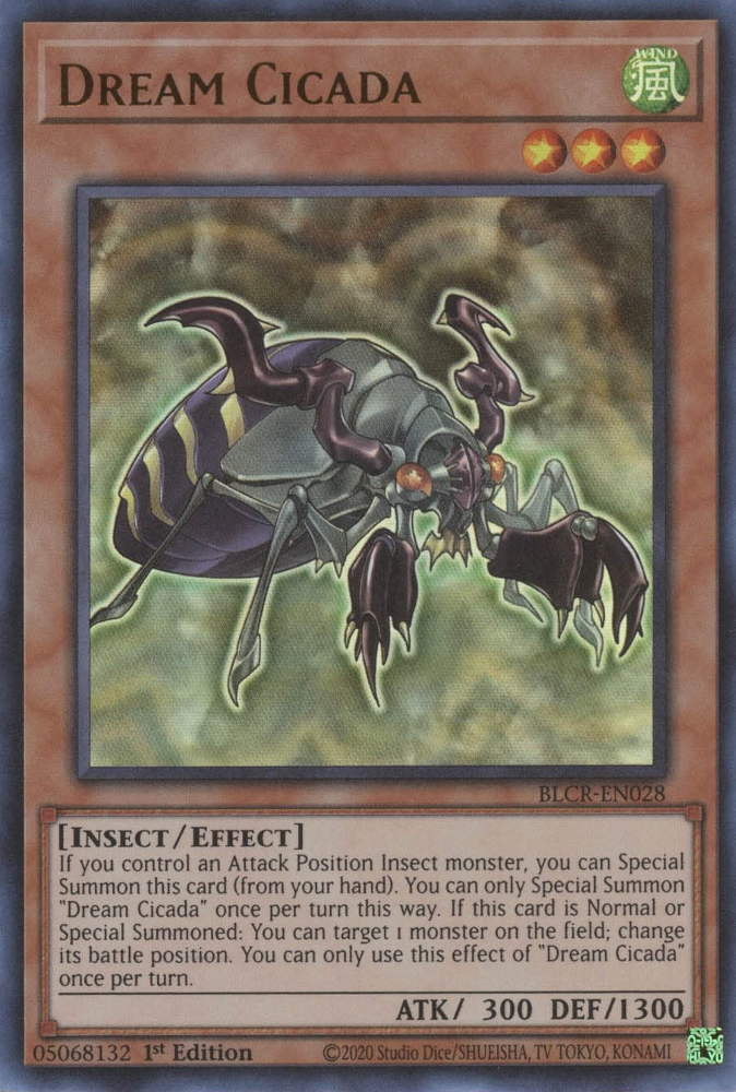 Dream Cicada [BLCR-EN028] Ultra Rare | Odin's Place