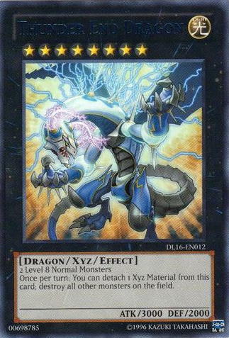 Thunder End Dragon (Blue) [DL16-EN012] Rare | Odin's Place