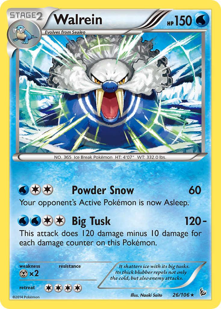Walrein (26/106) [XY: Flashfire] | Odin's Place