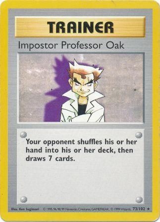Impostor Professor Oak (73/102) [Base Set Shadowless Unlimited] | Odin's Place