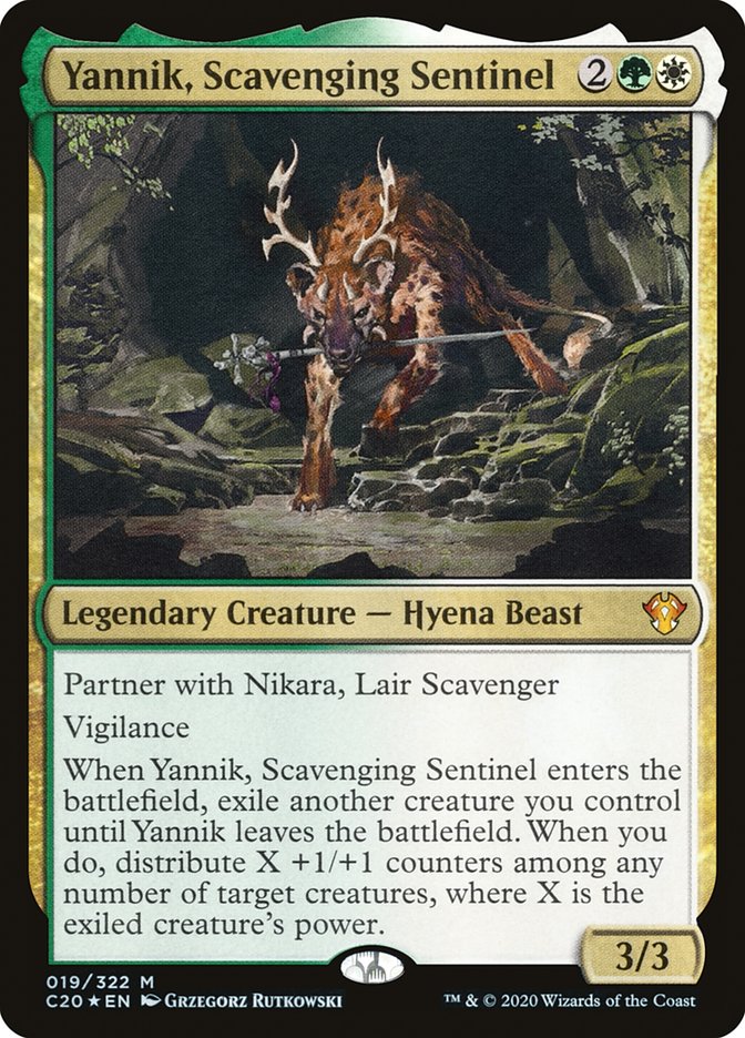 Yannik, Scavenging Sentinel [Commander 2020] | Odin's Place