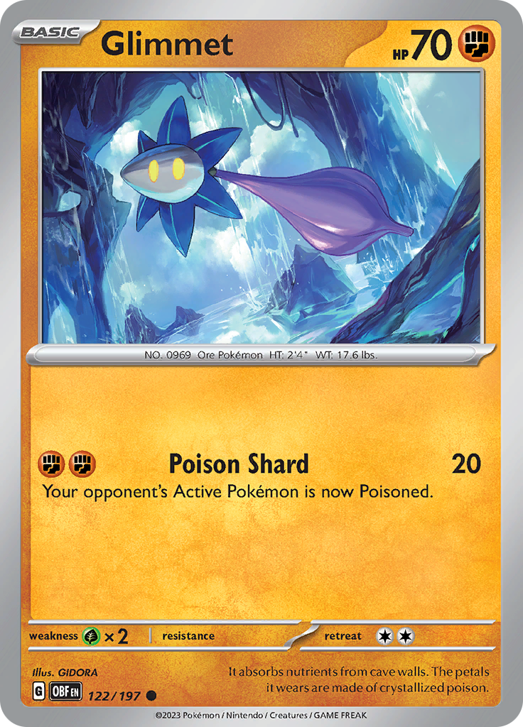 Glimmet (122/197) [Scarlet & Violet: Obsidian Flames] | Odin's Place