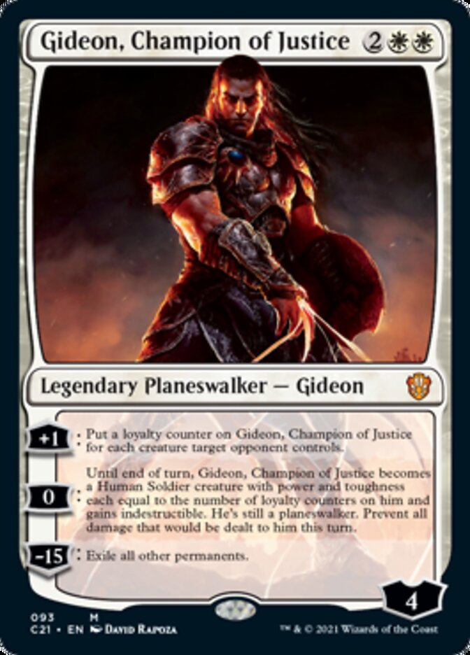 Gideon, Champion of Justice [Commander 2021] | Odin's Place