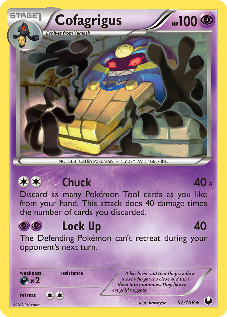 Cofagrigus (52/108) [Black & White: Dark Explorers] | Odin's Place