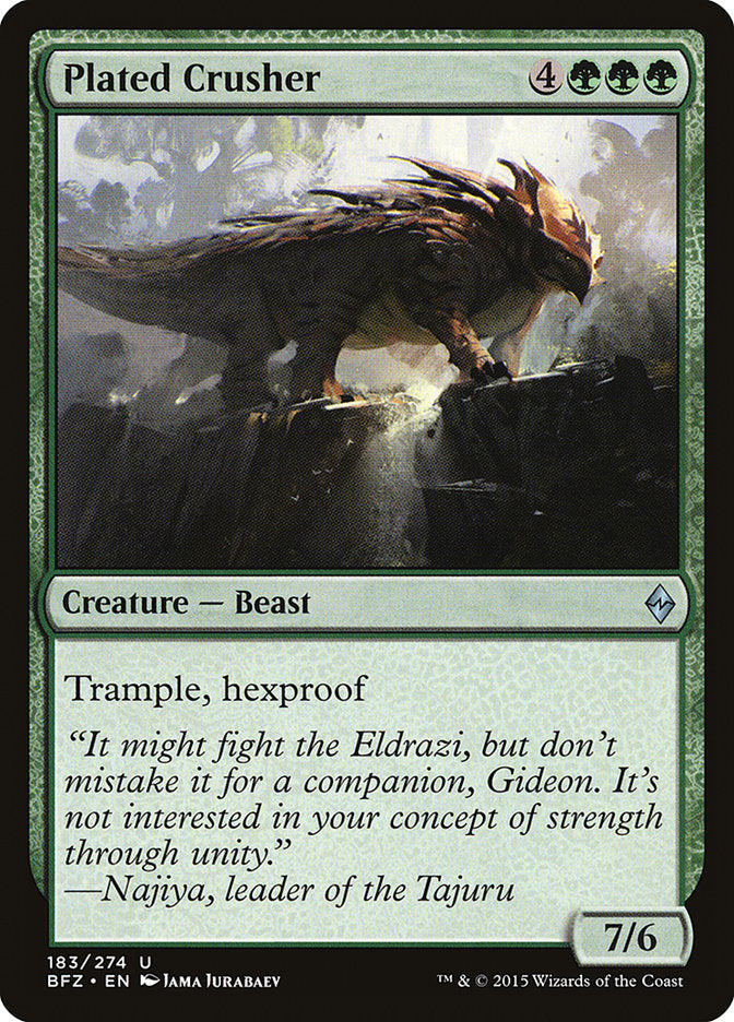 Plated Crusher (183) [Battle for Zendikar] | Odin's Place
