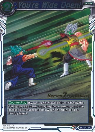 You're Wide Open! (BT7-047_PR) [Assault of the Saiyans Prerelease Promos] | Odin's Place
