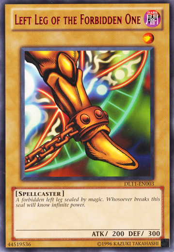 Left Leg of the Forbidden One (Red) [DL11-EN003] Rare | Odin's Place