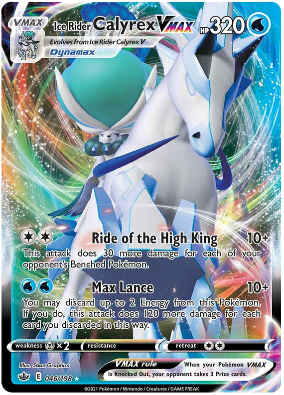 Ice Rider Calyrex VMAX (046/198) [Sword & Shield: Chilling Reign] | Odin's Place