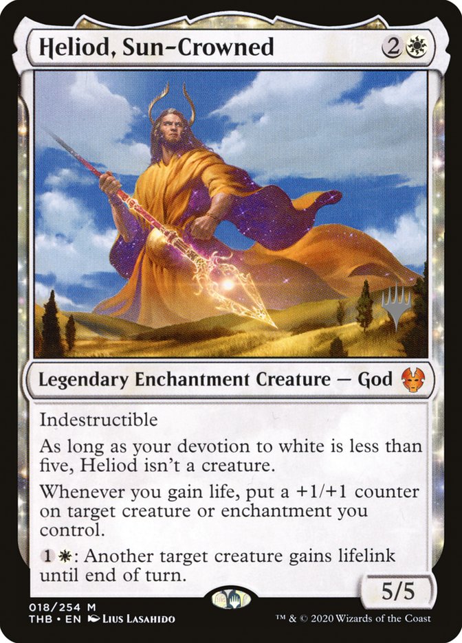 Heliod, Sun-Crowned (Promo Pack) [Theros Beyond Death Promos] | Odin's Place