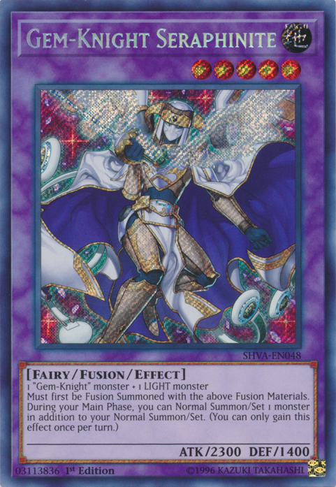 Gem-Knight Seraphinite [SHVA-EN048] Secret Rare | Odin's Place