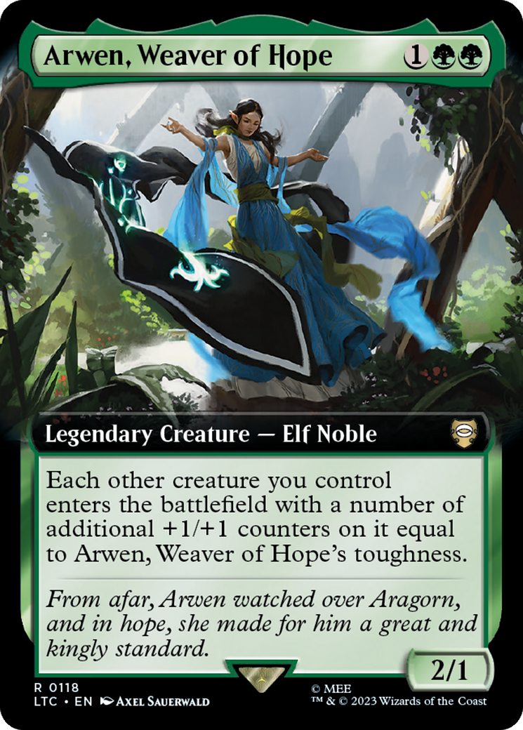 Arwen, Weaver of Hope (Extended Art) [The Lord of the Rings: Tales of Middle-Earth Commander] | Odin's Place