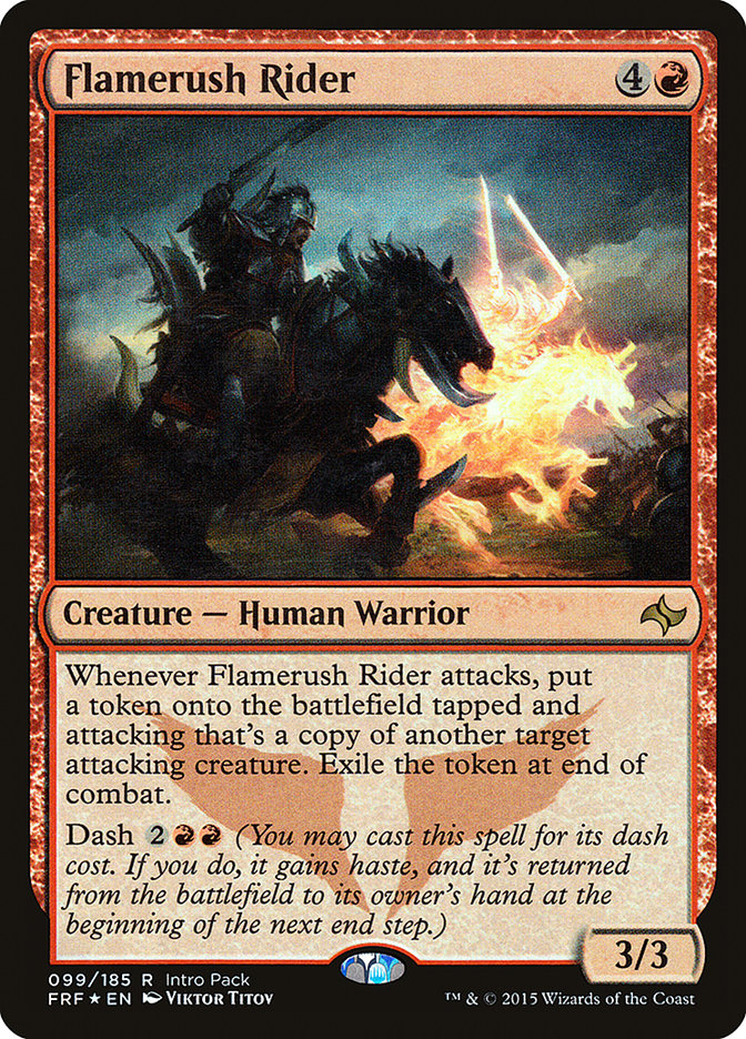Flamerush Rider (99) (Intro Pack) [Fate Reforged Promos] | Odin's Place