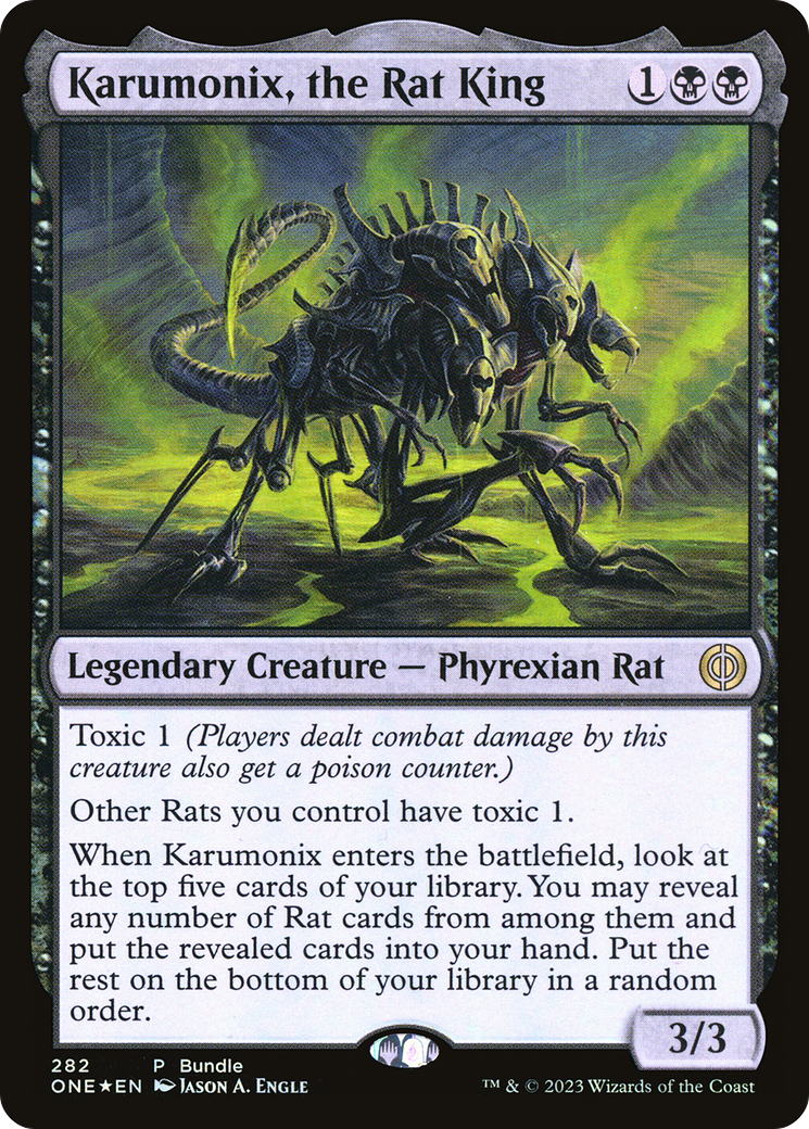 Karumonix, the Rat King (Bundle) [Phyrexia: All Will Be One] | Odin's Place