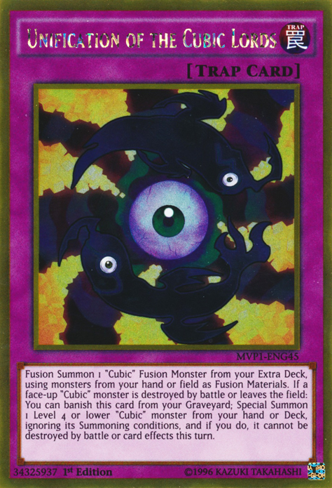 Unification of the Cubic Lords [MVP1-ENG45] Gold Rare | Odin's Place