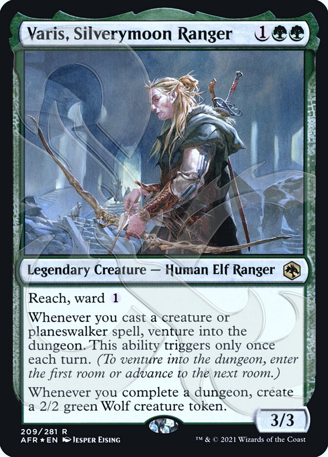 Varis, Silverymoon Ranger (Ampersand Promo) [Dungeons & Dragons: Adventures in the Forgotten Realms Promos] | Odin's Place