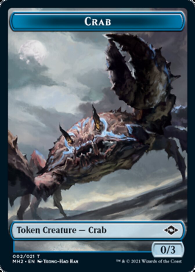 Crab // Treasure (21) Double-Sided Token [Modern Horizons 2 Tokens] | Odin's Place