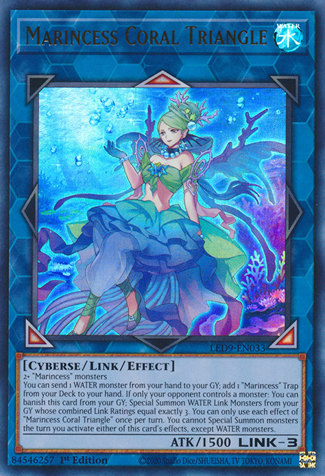 Marincess Coral Triangle [LED9-EN033] Ultra Rare | Odin's Place