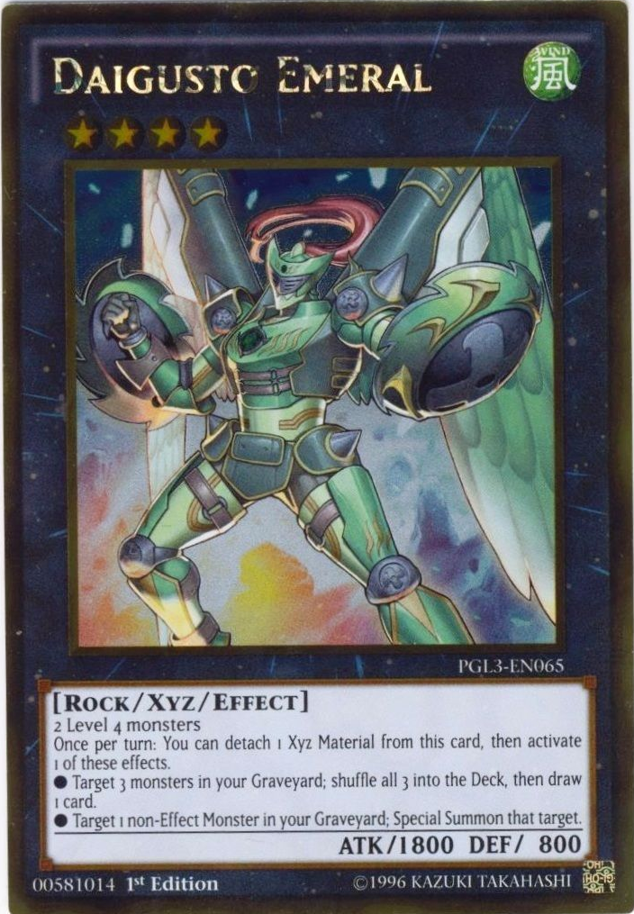 Daigusto Emeral [PGL3-EN065] Gold Rare | Odin's Place
