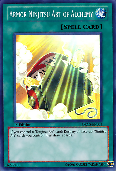 Armor Ninjitsu Art of Alchemy [ORCS-EN051] Super Rare | Odin's Place