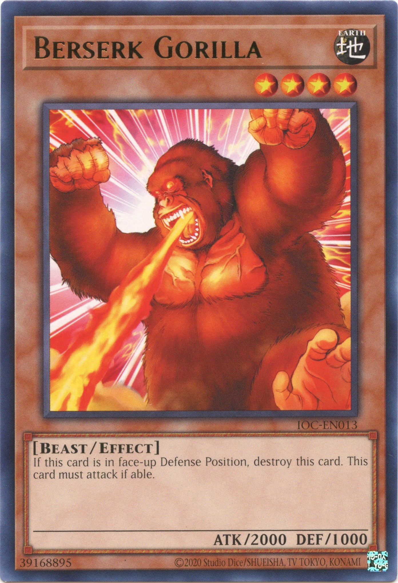 Berserk Gorilla (25th Anniversary) [IOC-EN013] Rare | Odin's Place